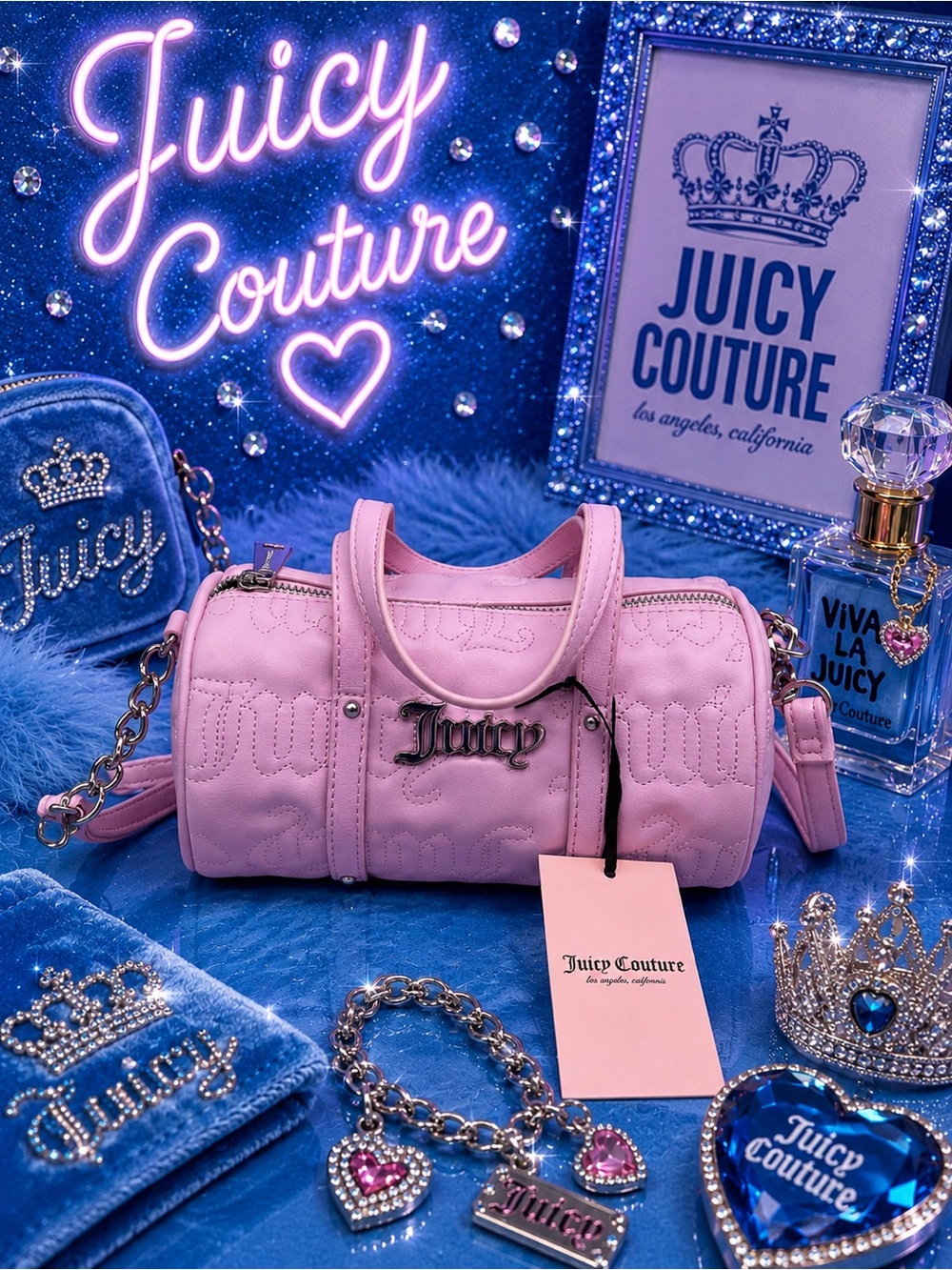 Juicy couture bestsellers mini barrel purse